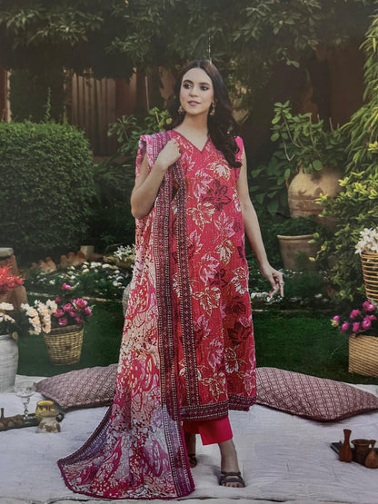 ZESH THREE PIECE PRINTED LAWN COLLECTION