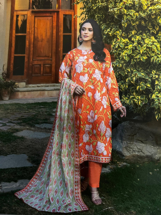 ZESH THREE PIECE PRINTED LAWN COLLECTION